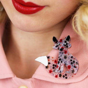 Erstwilder Frond Fox Brooch BH5665-0300