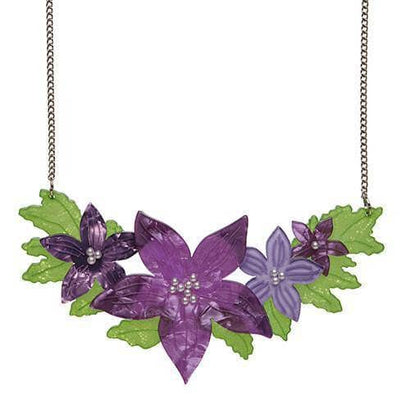 Erstwilder Gloriosa Bluebell  Necklace N6003-5040