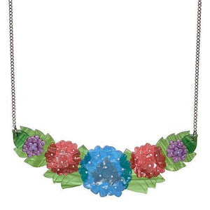 Erstwilder Harmonious Hydrangea  Necklace N6047-3020