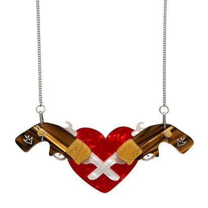 Erstwilder Holstered Love  Necklace N6611-1090