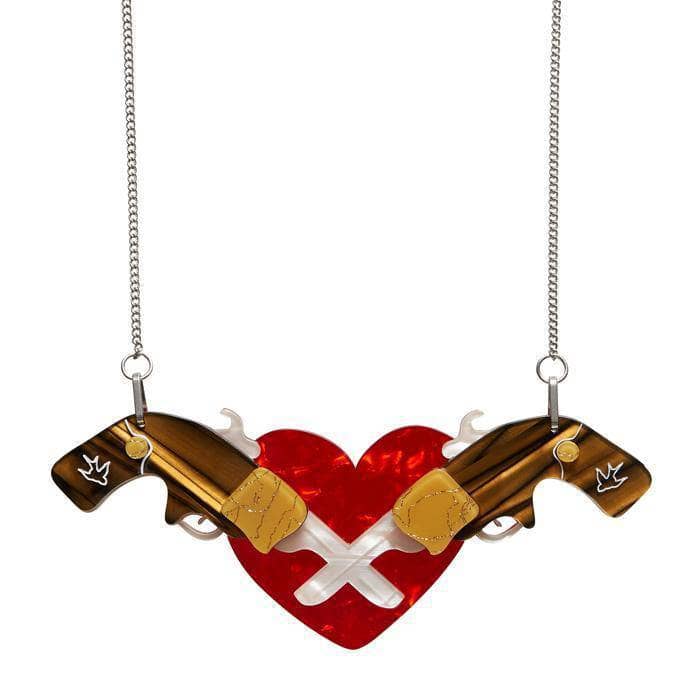 Erstwilder Holstered Love  Necklace N6611-1090