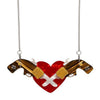 Holstered Love  Necklace