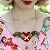 Holstered Love  Necklace