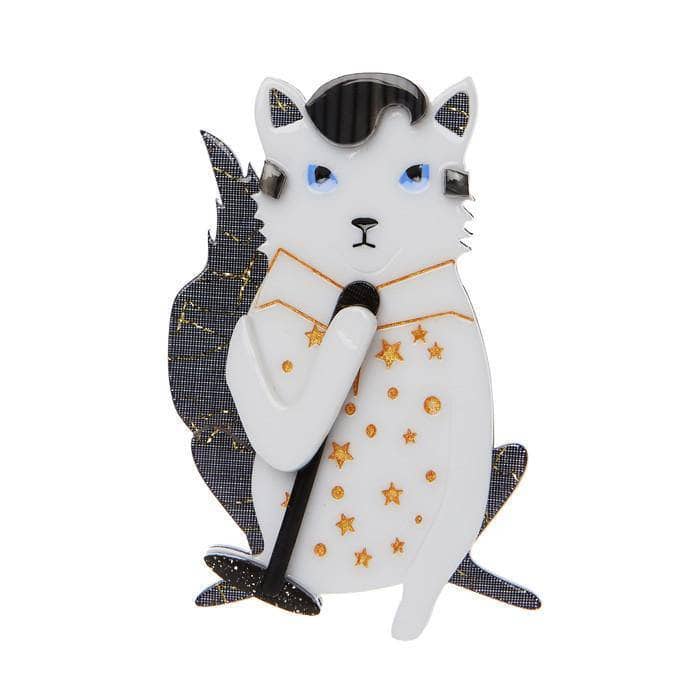 Erstwilder Hound Dog Cat Brooch BH6505-7071