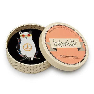 Erstwilder Instant Karma Cat Brooch BH6500-8010