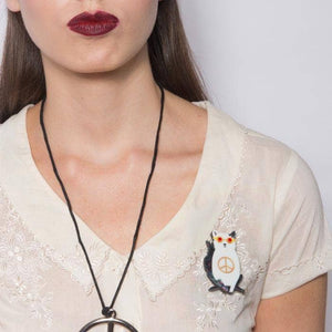 Erstwilder Instant Karma Cat Brooch BH6500-8010