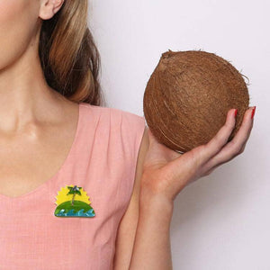 Erstwilder Island in the Sun Brooch BH6250-4060