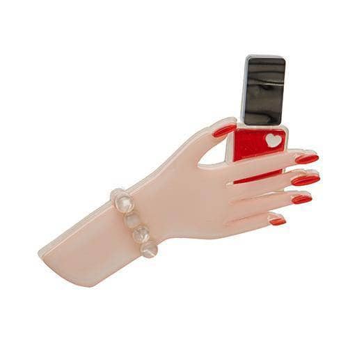 Erstwilder Lacquer de Rouge Brooch BH5985-1080