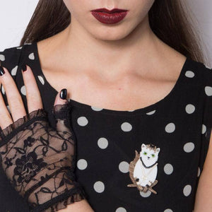 Erstwilder Papa Don't Preach Cat Brooch BH6506-8065