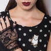 Papa Don't Preach Cat Brooch