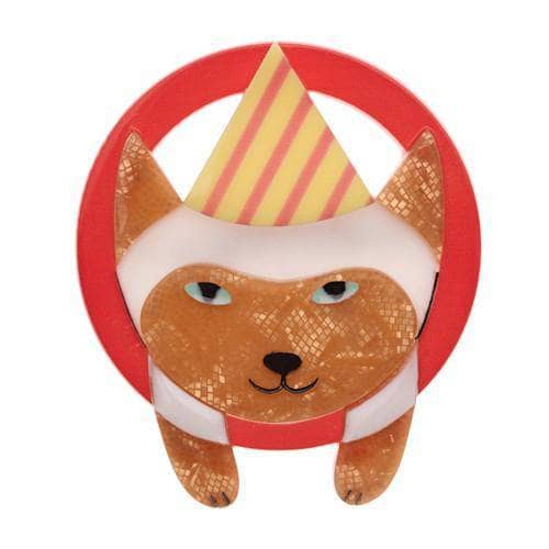 Erstwilder Millie the Magnificent Cat Brooch BH5752-9001