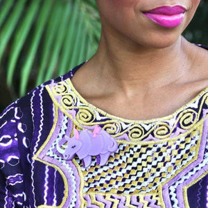 Erstwilder Life By the Horns Rhino Brooch BH6725-5000