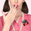 Erstwilder Nailed It! Brooch Red BH5984-1070