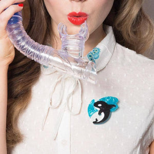 Erstwilder Olinda the Honorable Orca Brooch BH6512-7030