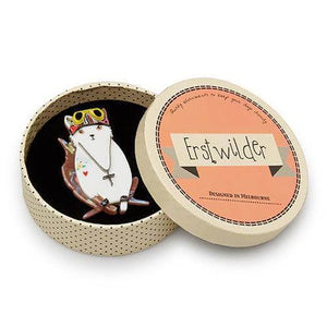 Erstwilder Paradise City Cat Brooch BH6501-8090