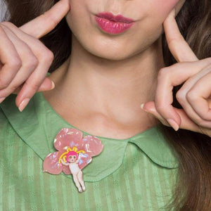 Erstwilder Pink Boronia Brooch BH6291-2081