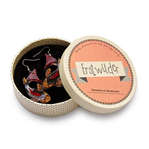 Erstwilder Playing Koi Earrings E6534-6180
