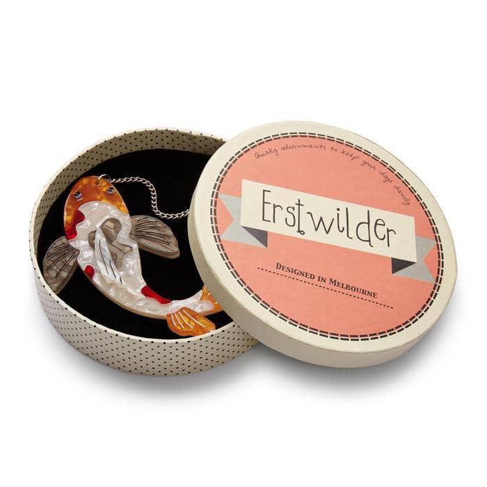Erstwilder Playing Koi  Necklace N6534-6180