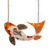 Erstwilder Playing Koi  Necklace N6534-6180