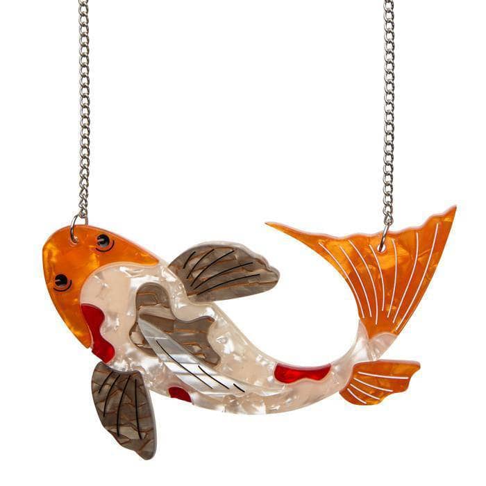 Erstwilder Playing Koi  Necklace N6534-6180