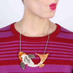 Erstwilder Playing Koi  Necklace N6534-6180