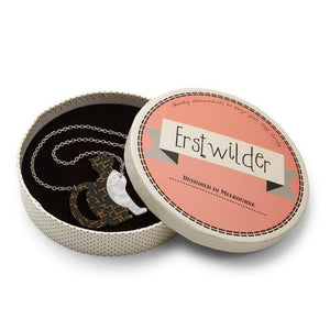 Erstwilder Purrfectly Content Cat  Necklace N6578-7080