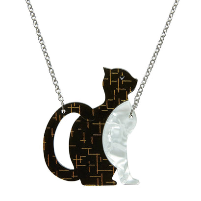 Erstwilder Purrfectly Content Cat  Necklace N6578-7080