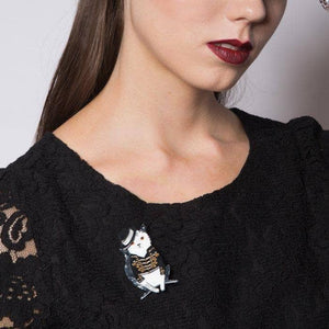 Erstwilder Rock With You Cat Brooch BH6504-7080