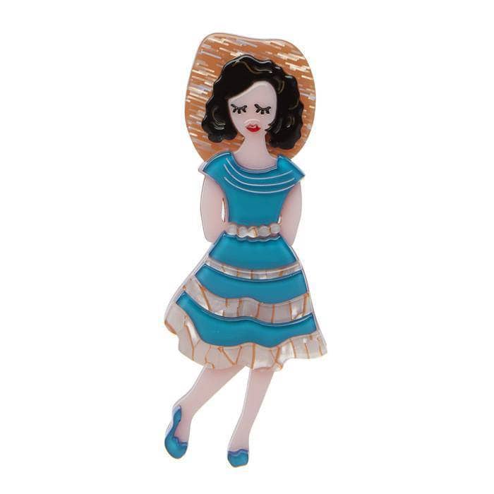 Erstwilder Rockabilly Queen Brooch BH6261-4464
