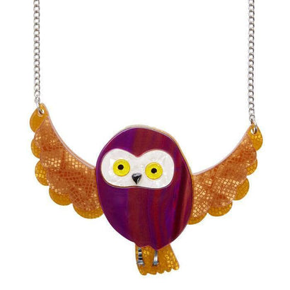 Erstwilder Spark the Owl Necklace N6557-0180