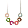 Sugar Bagel Bunch  Necklace