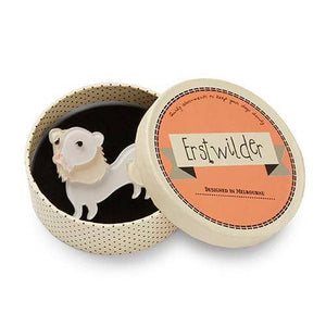 Erstwilder Sunny Smiles Ferret Brooch BH6219-8000