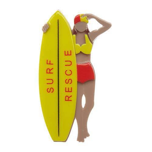 Erstwilder Surf Rescue Brooch BH6236-6010