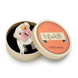 Erstwilder Taciturn Taco Dog Brooch BH6218-8092