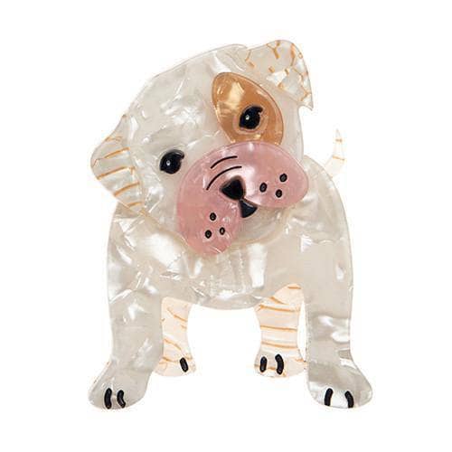 Erstwilder Taciturn Taco Dog Brooch BH6218-8092