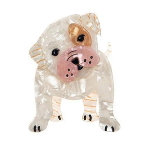 Erstwilder Taciturn Taco Dog Brooch BH6218-8092