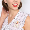 Taciturn Taco Dog Brooch