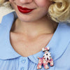 The Schnauzer and Klaus Brooch
