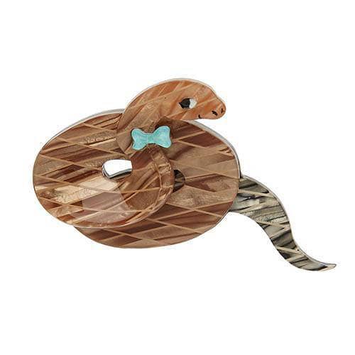 Erstwilder Theodore the Trim Taipan Brooch BH6287-9000