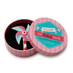 Erstwilder Wonderful Whirlie Brooch BH6055-3420