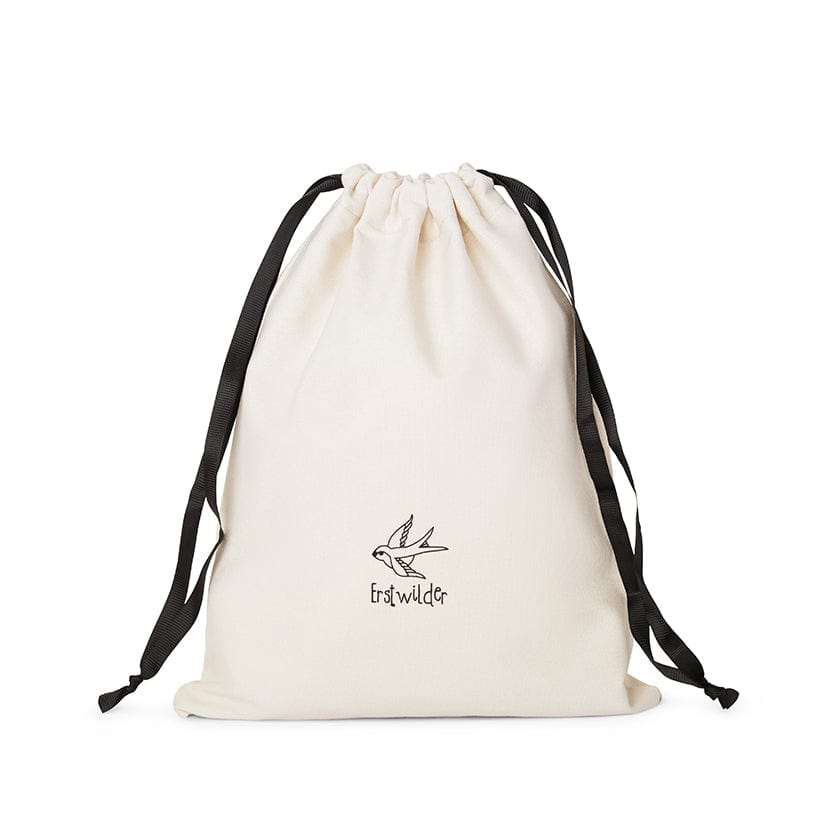Erstwilder Logo Drawstring Bag  -  Erstwilder  -  Quirky Resin and Enamel Accessories