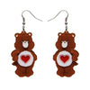Erstwilder Care Bears Tenderheart Bear Earrings AA1EG2