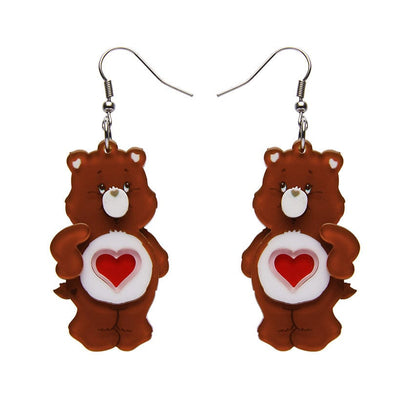 Erstwilder Care Bears Tenderheart Bear Earrings AA1EG2