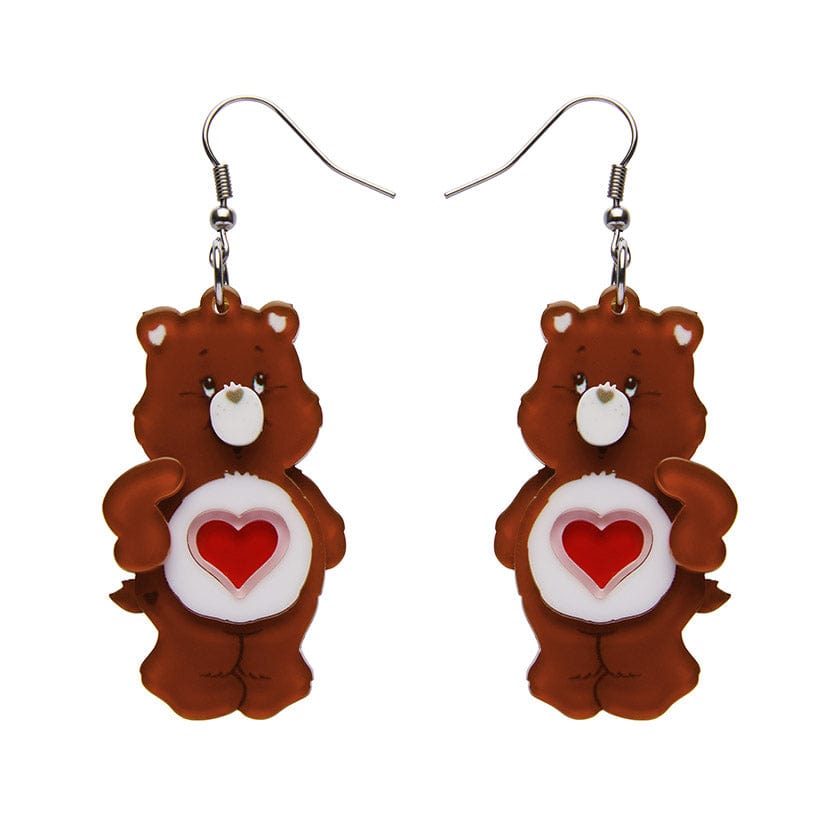 Erstwilder Care Bears Tenderheart Bear Earrings AA1EG2