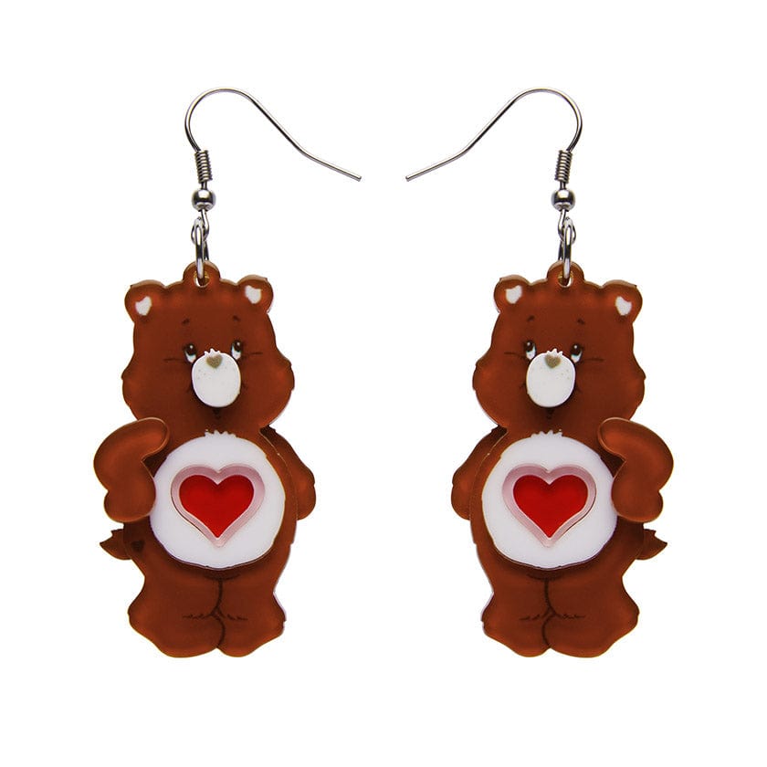 Erstwilder Care Bears Tenderheart Bear Earrings AA1EG2