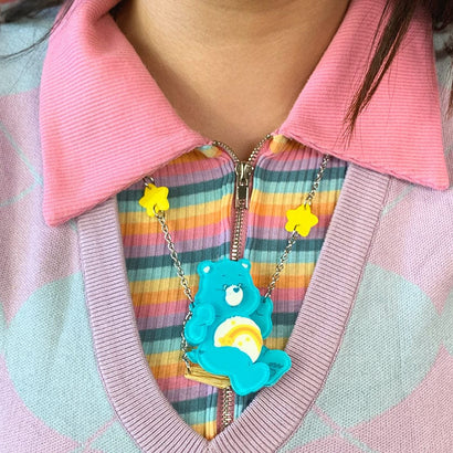 Erstwilder Care Bears A Swing and a Wish Necklace AA1N2