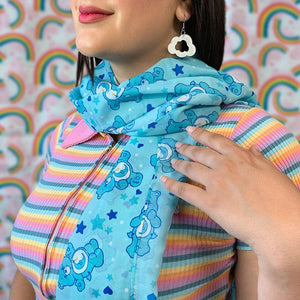 Erstwilder Care Bears Bedtime Bear Large Neck Scarf AA1SN3