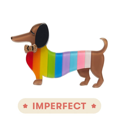 Erstwilder Pride & Joy Spiffy the Supportive Dog Brooch (IMPERFECT) IP-AD1BH07