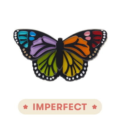 Erstwilder Pride & Joy Prince of Pride Butterfly Brooch (IMPERFECT) IP-AD1BH08