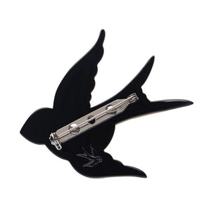 Bluebird of Happiness For All Brooch  -  Erstwilder  -  Quirky Resin and Enamel Accessories